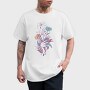Hands With Flowers And Leaves Plants, Tricou Barbati (Unisex)