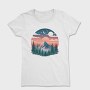 Vintage Mountain Night, Tricou Femei