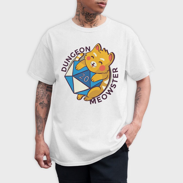 Dungeon Meowster, Tricou Barbati (Unisex)