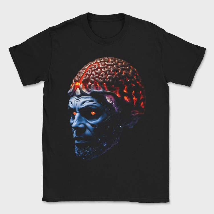 Man Brain Fire, Tricou Barbati (Unisex)