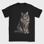 Maine Coon Cat, Tricou Barbati (Unisex)