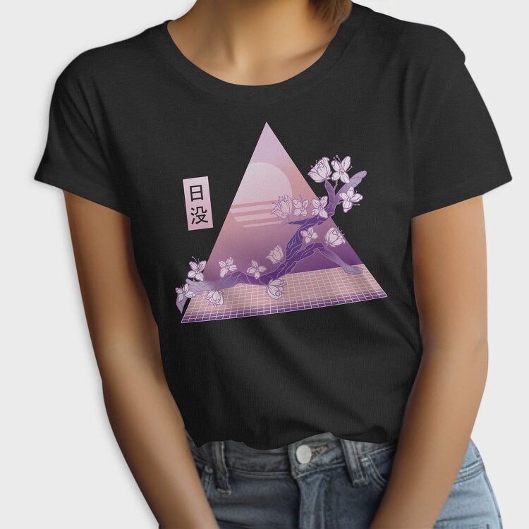 Cherry Blossom Vaporwave, Tricou Femei