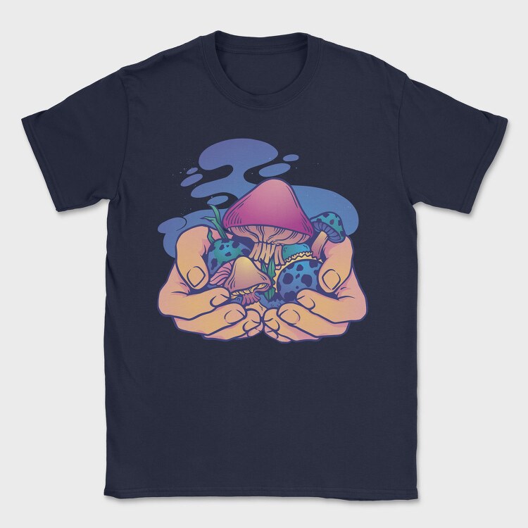 Magic Mushrooms, Tricou Barbati (Unisex)