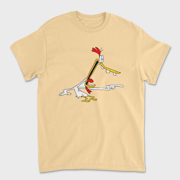 Cartoon Retro Cow and Chicken 4, Tricou Barbati (Unisex)