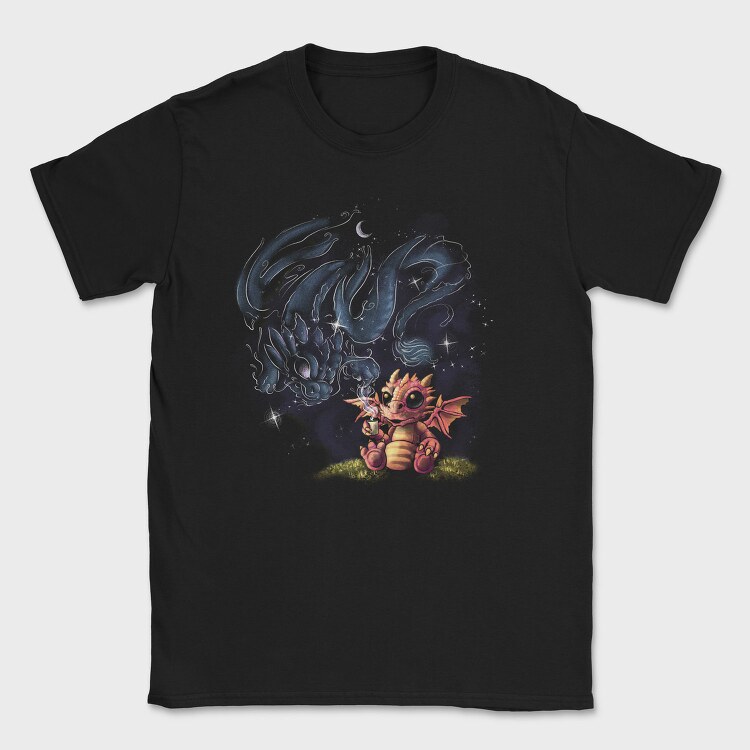 Magic Coffe Dragon, Tricou Barbati (Unisex)