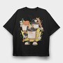 Mafia Keyboard, Tricou Oversize Barbati (Unisex)