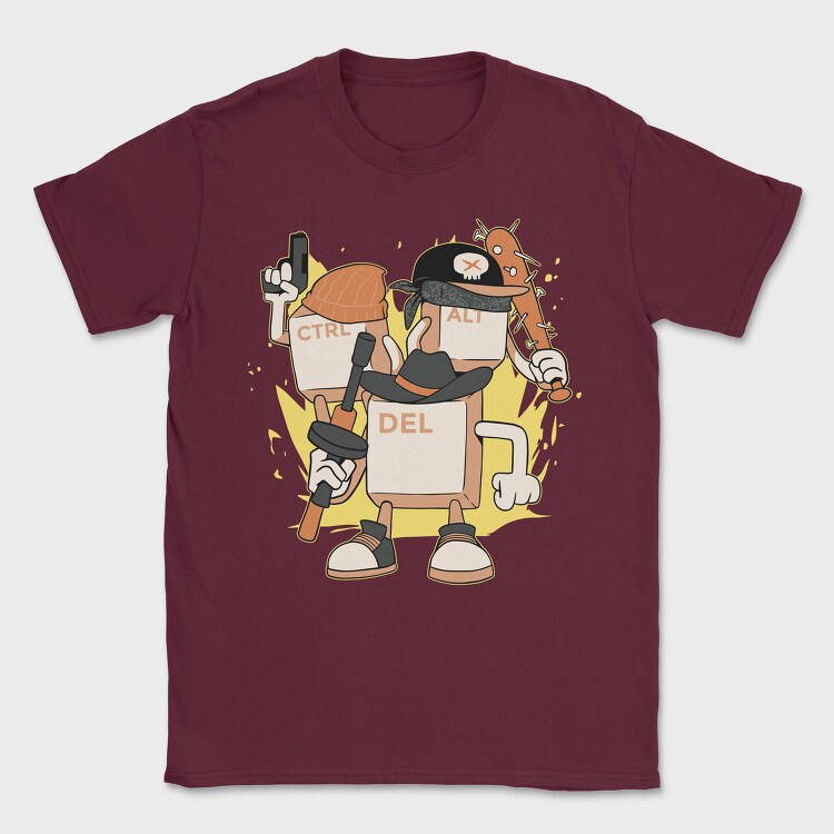 Mafia Keyboard, Tricou Barbati (Unisex)