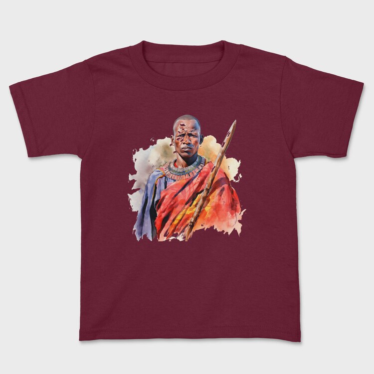 Maasai Warrior Masai, Tricou Copii