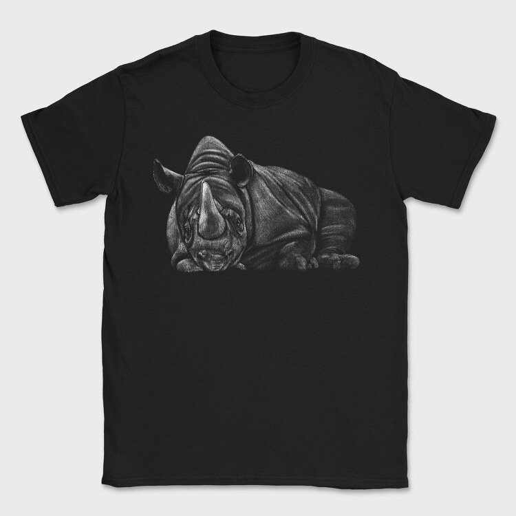 Lying Rhino, Tricou Barbati (Unisex)
