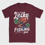 Lucky Fishing, Tricou Barbati (Unisex)