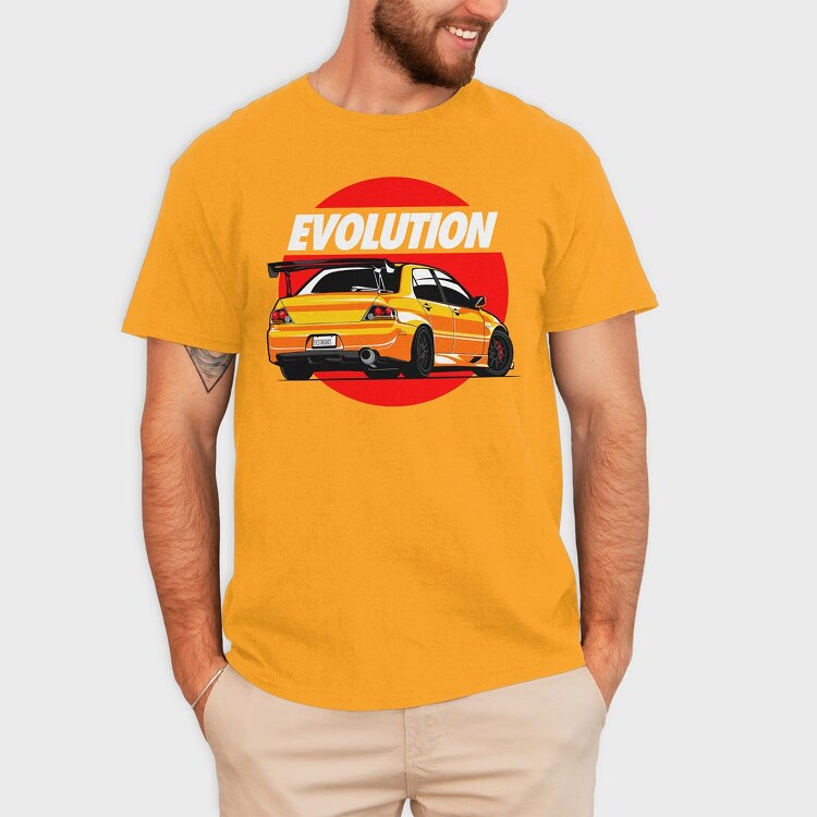 EVOLUTION, Tricou Barbati (Unisex)