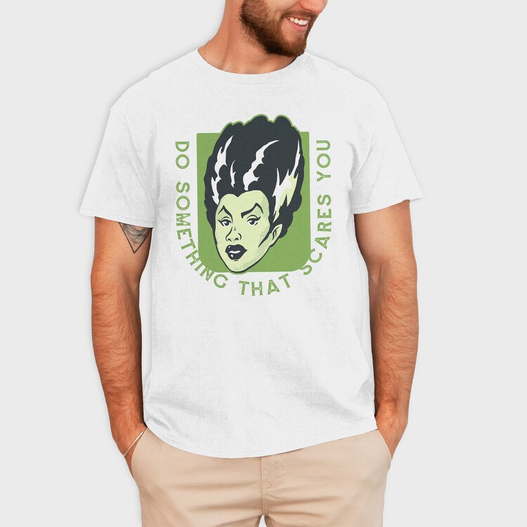 Do Something That Scares You, Tricou Barbati (Unisex)