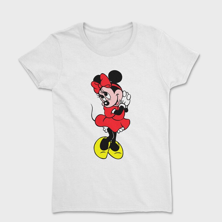 Cartoon Retro Minnie 1, Tricou Femei