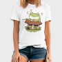 Frog Playing Drums Mushroom, Tricou Barbati (Unisex)