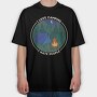 Love Camping Hate People, Tricou Oversize Barbati (Unisex)
