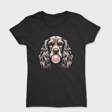 Cocker Spaniel Chewing Gum, Tricou Femei