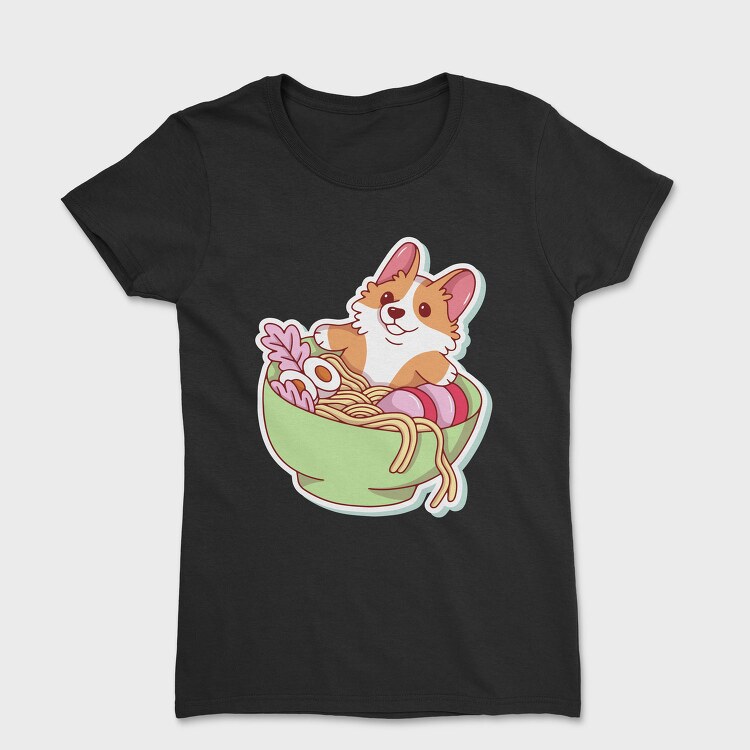 Corgi Noodle Bowl, Tricou Femei
