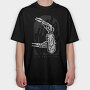 Skeleton Opening Beer Can It S Beer Time, Tricou Oversize Barbati (Unisex)