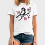 Chickadee On Blossom, Tricou Barbati (Unisex)