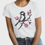 Chickadee On Blossom, Tricou Femei