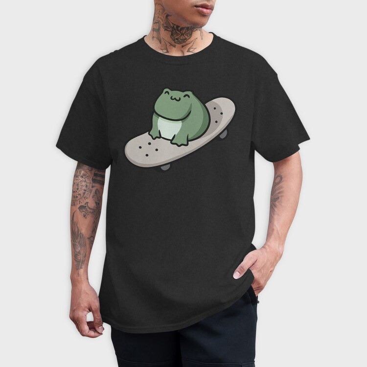 Frog Skateboarding, Tricou Barbati (Unisex)