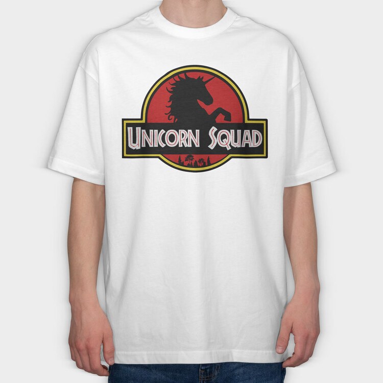 Unicorn Squad, Tricou Oversize Barbati (Unisex)