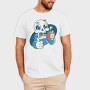 Skeleton Reaper Drinking Grim Coffee, Tricou Barbati (Unisex)