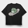 Frog Skateboarding, Tricou Oversize Barbati (Unisex)
