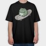 Frog Skateboarding, Tricou Oversize Barbati (Unisex)
