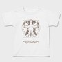 Homer Simpson Mensch Da Vinci Anatomie, Tricou Copii