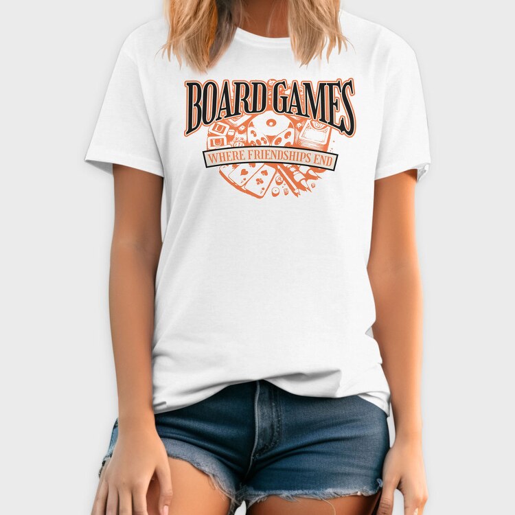 Funny Board Games, Tricou Barbati (Unisex)