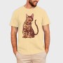 Bengal Cat Realistic, Tricou Barbati (Unisex)