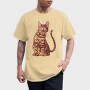 Bengal Cat Realistic, Tricou Barbati (Unisex)
