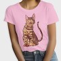 Bengal Cat Realistic, Tricou Femei