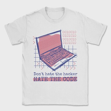 Computer Hacker Code, Tricou Barbati (Unisex)
