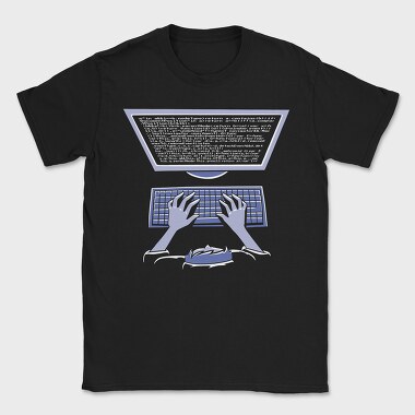 Computer Programming Coder, Tricou Barbati (Unisex)