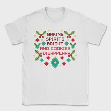 Cookies Festive Christmas Disappear, Tricou Barbati (Unisex)
