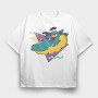 Cool Alligator, Tricou Oversize Barbati (Unisex)