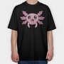 Happy Pocket Axolotl Animal, Tricou Oversize Barbati (Unisex)