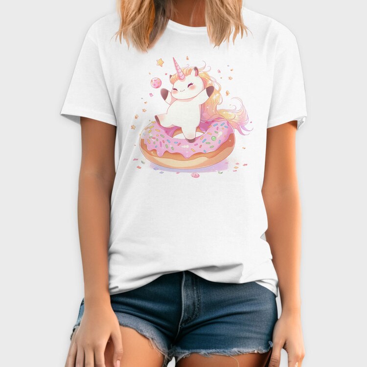 Happy Unicorn Donut, Tricou Barbati (Unisex)