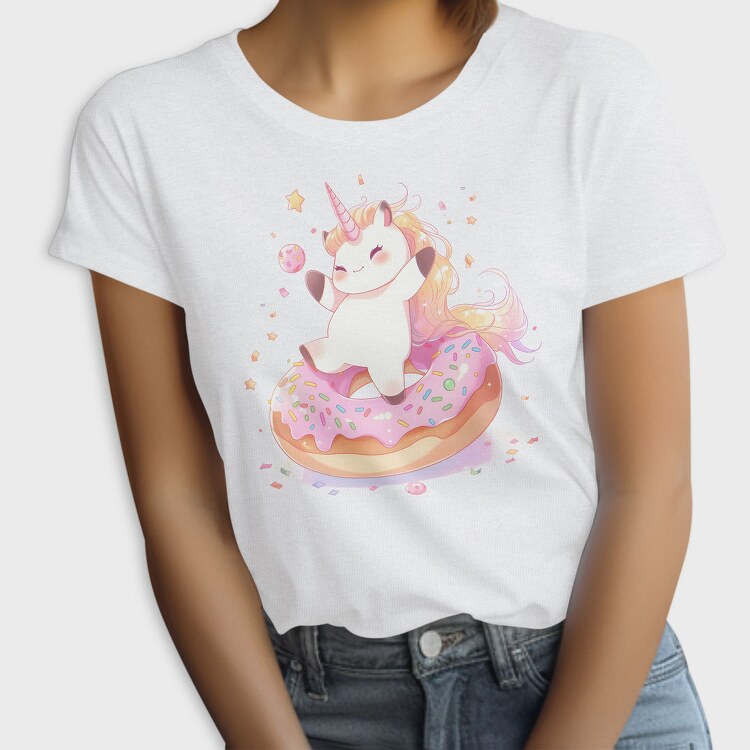 Happy Unicorn Donut, Tricou Femei