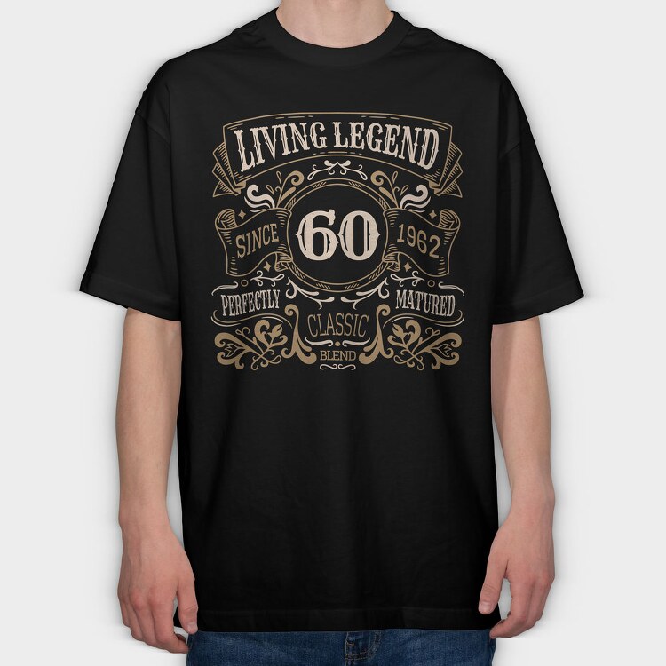 Living Legend Since, Tricou Oversize Barbati (Unisex)