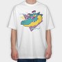 Cool Alligator, Tricou Oversize Barbati (Unisex)