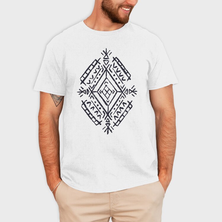 Berber Motif Mofit, Tricou Barbati (Unisex)