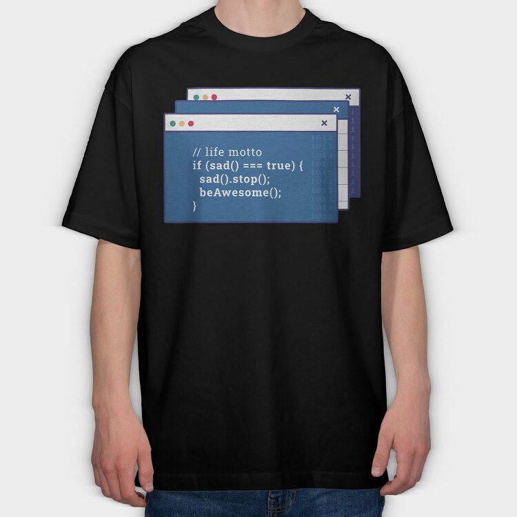 Funny Coding Computer Screen, Tricou Oversize Barbati (Unisex)