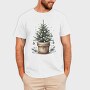 Potted Christmas Tree Tote, Tricou Barbati (Unisex)