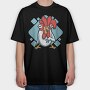 Chicken Teeth, Tricou Oversize Barbati (Unisex)