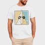 Chicken Wearing Sunglasses, Tricou Barbati (Unisex)