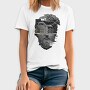 Frontal Glitched Statue Glitch 5, Tricou Barbati (Unisex)