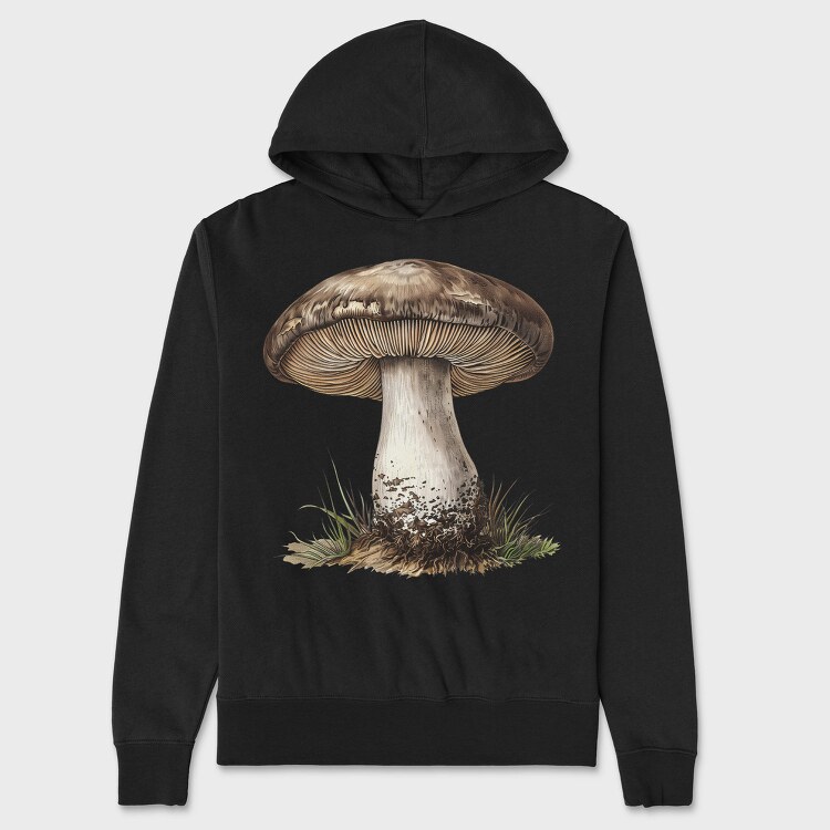 Vintage Mushroom 4, Hanorac Oversize Barbati (Unisex)